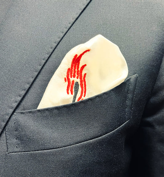 Einstecktuch - individuell (33 x 33 cm)